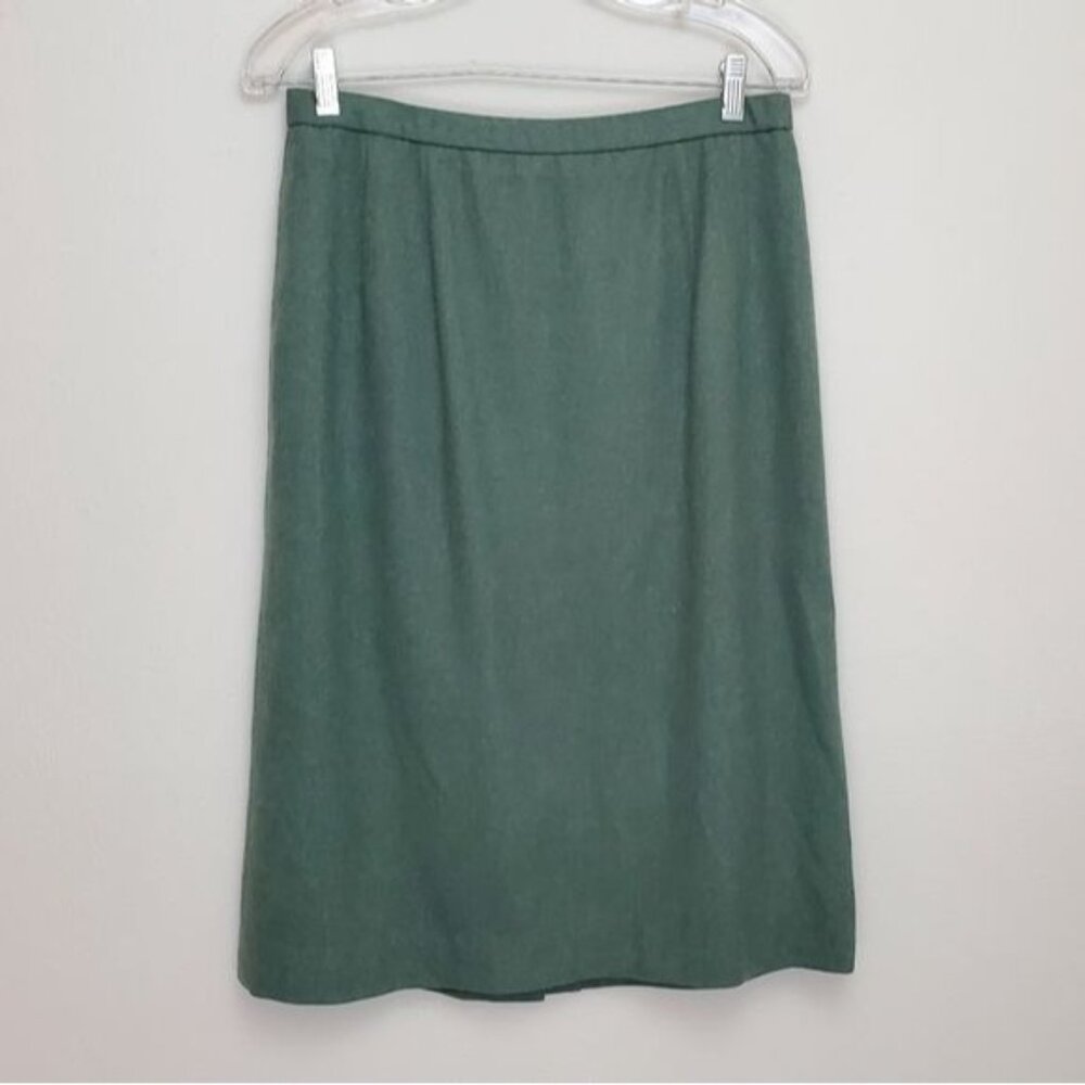 Pendleton sage green A line skirt